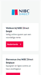 Mobile Screenshot of nibcdirect.be