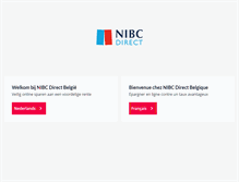 Tablet Screenshot of nibcdirect.be